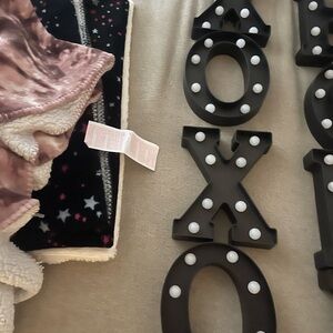 Black Marquee Letter Lights